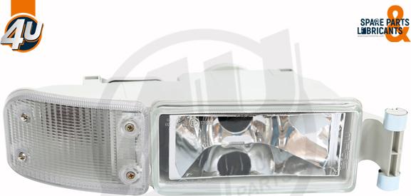4U Autoparts 27553MN - Miglas lukturis www.autospares.lv