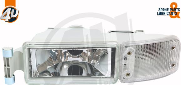 4U Autoparts 27552MN - Miglas lukturis www.autospares.lv