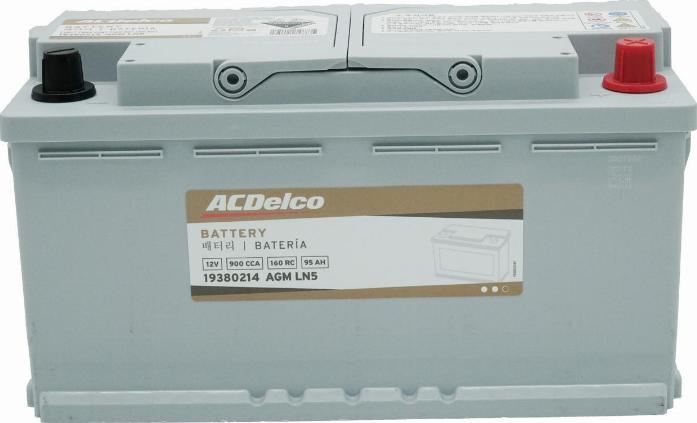 ACDelco 19380214 - Startera akumulatoru baterija www.autospares.lv