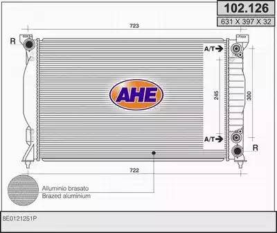 AHE 102.126 - Radiators, Motora dzesēšanas sistēma www.autospares.lv