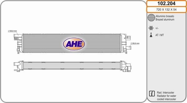 AHE 102.204 - Radiators, Motora dzesēšanas sistēma www.autospares.lv