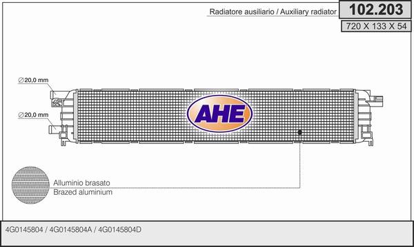 AHE 102.203 - Radiators, Motora dzesēšanas sistēma www.autospares.lv