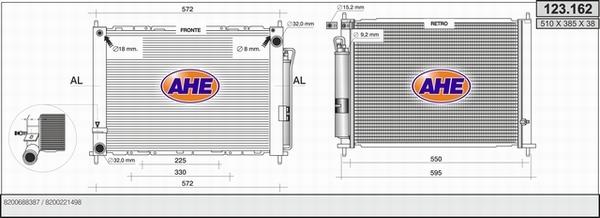 AHE 123.162 - Radiators, Motora dzesēšanas sistēma www.autospares.lv