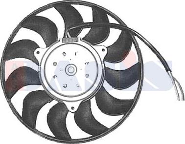 AKS Dasis 048125N - Ventilators, Motora dzesēšanas sistēma www.autospares.lv