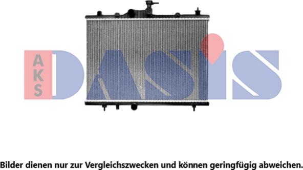 AKS Dasis 180110N - Radiators, Motora dzesēšanas sistēma www.autospares.lv