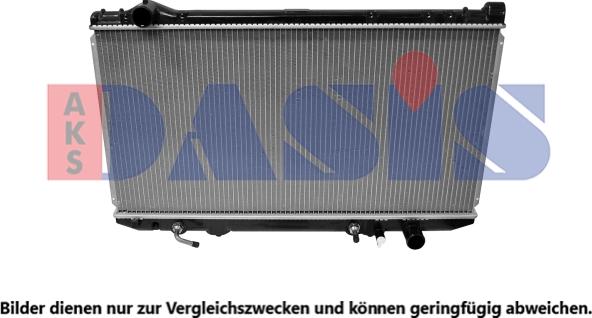 AKS Dasis 211650N - Radiators, Motora dzesēšanas sistēma www.autospares.lv