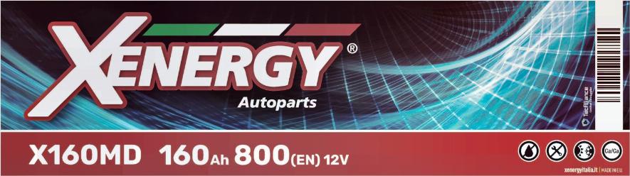 AP XENERGY X160MD - Startera akumulatoru baterija www.autospares.lv