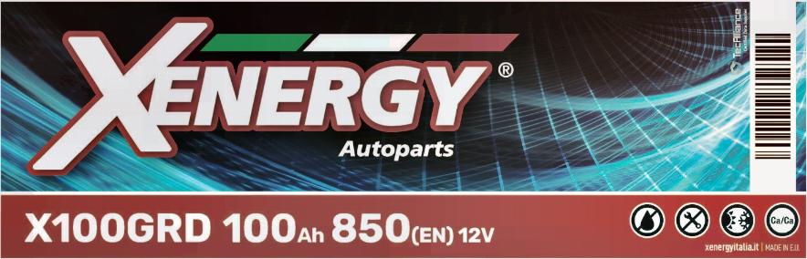 AP XENERGY X100GRD - Startera akumulatoru baterija www.autospares.lv