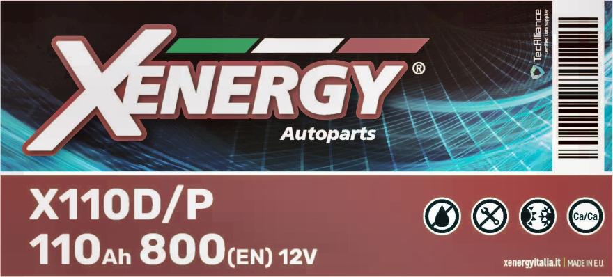 AP XENERGY X110D/P - Startera akumulatoru baterija www.autospares.lv
