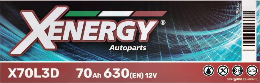 AP XENERGY X70L3D - Startera akumulatoru baterija www.autospares.lv