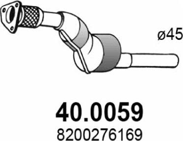 ASSO 40.0059 - Katalizators www.autospares.lv