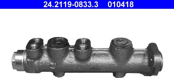 ATE 24.2119-0833.3 - Galvenais bremžu cilindrs www.autospares.lv