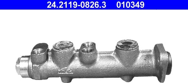 ATE 24.2119-0826.3 - Galvenais bremžu cilindrs www.autospares.lv