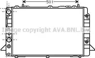 Ava Quality Cooling AI 2093 - Radiators, Motora dzesēšanas sistēma www.autospares.lv