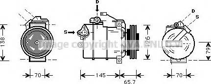 Ava Quality Cooling AIAK151 - Kompresors, Gaisa kond. sistēma www.autospares.lv