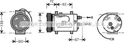 Ava Quality Cooling AI K177 - Kompresors, Gaisa kond. sistēma www.autospares.lv