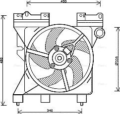 Ava Quality Cooling CN 7547 - Ventilators, Motora dzesēšanas sistēma www.autospares.lv