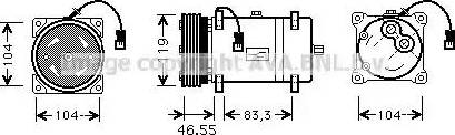 Ava Quality Cooling CN K161 - Kompresors, Gaisa kond. sistēma www.autospares.lv