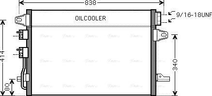 Ava Quality Cooling CR 5088 - Kondensators, Gaisa kond. sistēma www.autospares.lv