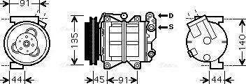 Ava Quality Cooling DN K314 - Kompresors, Gaisa kond. sistēma www.autospares.lv