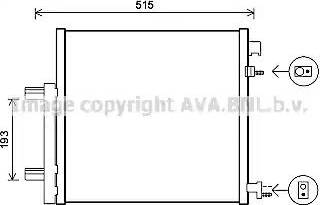Ava Quality Cooling DW5140D - Kondensators, Gaisa kond. sistēma www.autospares.lv