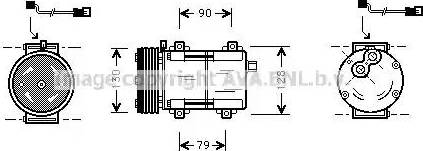 Ava Quality Cooling FD K280 - Kompresors, Gaisa kond. sistēma www.autospares.lv