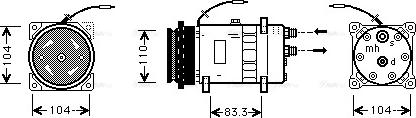 Ava Quality Cooling FT K064 - Kompresors, Gaisa kond. sistēma www.autospares.lv