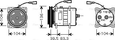 Ava Quality Cooling IVAK093 - Kompresors, Gaisa kond. sistēma www.autospares.lv