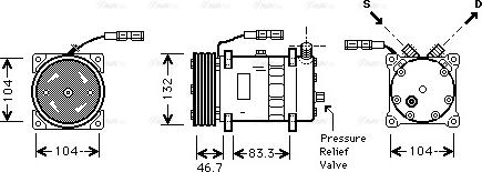 Ava Quality Cooling MN K048 - Kompresors, Gaisa kond. sistēma www.autospares.lv