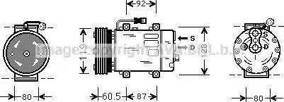 Ava Quality Cooling MT K152 - Kompresors, Gaisa kond. sistēma www.autospares.lv