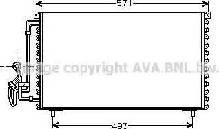 Ava Quality Cooling PE 5155 - Kondensators, Gaisa kond. sistēma www.autospares.lv