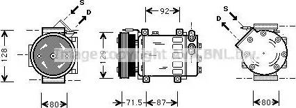Ava Quality Cooling RT K281 - Kompresors, Gaisa kond. sistēma www.autospares.lv