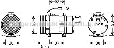 Ava Quality Cooling VLK062 - Kompresors, Gaisa kond. sistēma www.autospares.lv