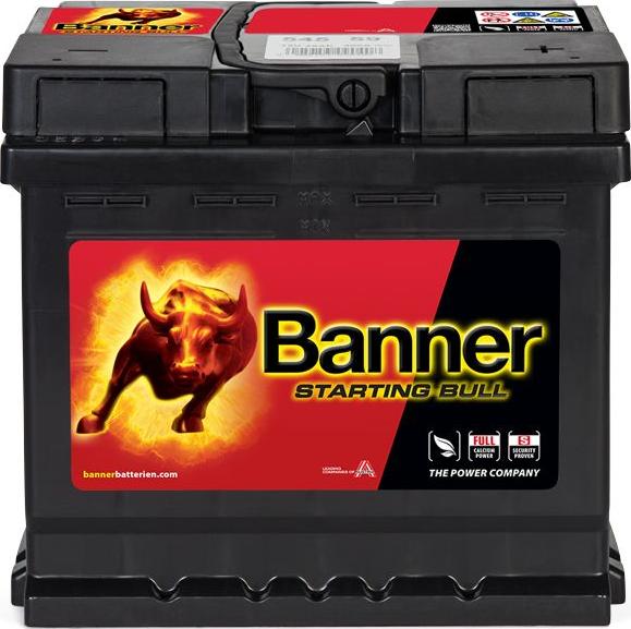 BannerPool 010545590101 - Startera akumulatoru baterija www.autospares.lv