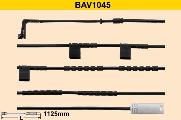 Barum BAV1045 - Indikators, Bremžu uzliku nodilums www.autospares.lv