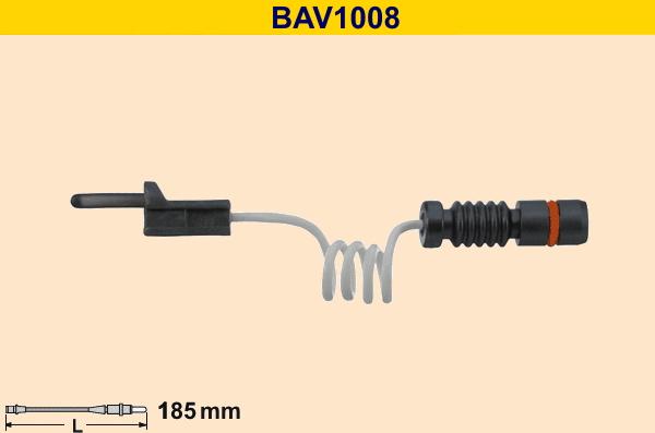 Barum BAV1008 - Indikators, Bremžu uzliku nodilums www.autospares.lv
