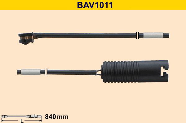Barum BAV1011 - Indikators, Bremžu uzliku nodilums www.autospares.lv