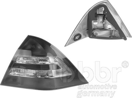 BBR Automotive 001-80-12063 - Aizmugurējais lukturis www.autospares.lv