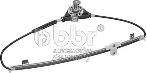 BBR Automotive 002-80-01927 - Stikla pacelšanas mehānisms www.autospares.lv