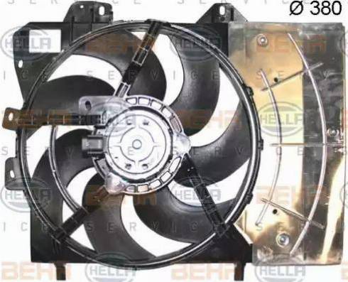 BEHR HELLA Service 8EW 351 044-171 - Ventilators, Motora dzesēšanas sistēma www.autospares.lv