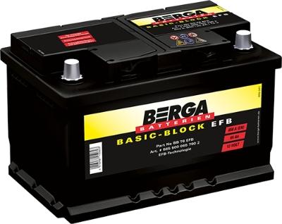 BERGA 5655000657902 - Startera akumulatoru baterija www.autospares.lv