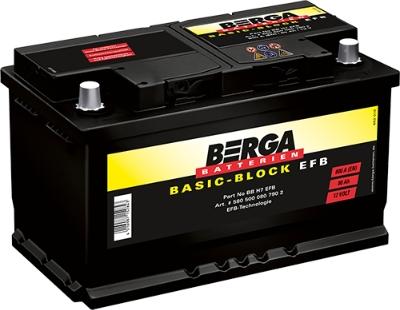BERGA 5805000807902 - Startera akumulatoru baterija www.autospares.lv