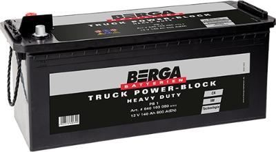 BERGA 640103080A792 - Startera akumulatoru baterija www.autospares.lv