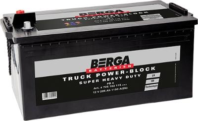 BERGA 725103115A792 - Startera akumulatoru baterija www.autospares.lv