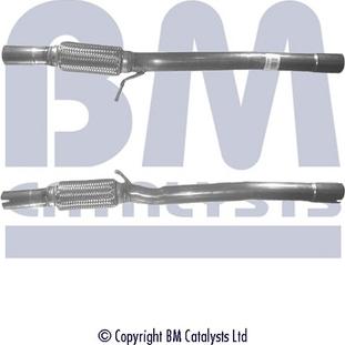 BM Catalysts BM50049 - Izplūdes caurule www.autospares.lv