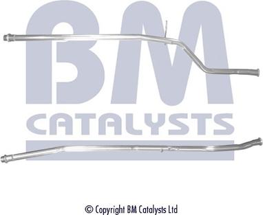 BM Catalysts BM50017 - Izplūdes caurule www.autospares.lv