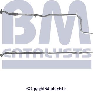 BM Catalysts BM50087 - Izplūdes caurule www.autospares.lv