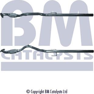 BM Catalysts BM50100 - Izplūdes caurule www.autospares.lv