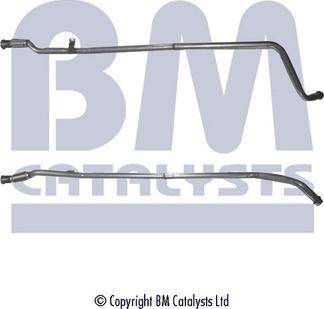 BM Catalysts BM50117 - Izplūdes caurule www.autospares.lv