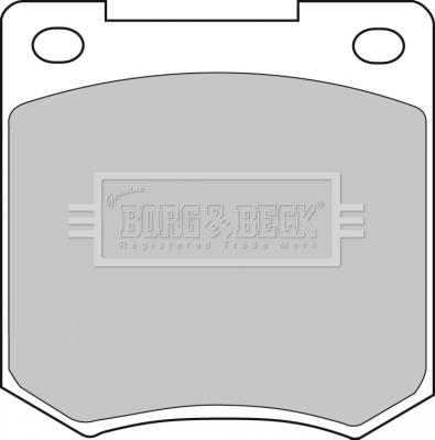 Borg & Beck BBP1054 - Bremžu uzliku kompl., Disku bremzes www.autospares.lv